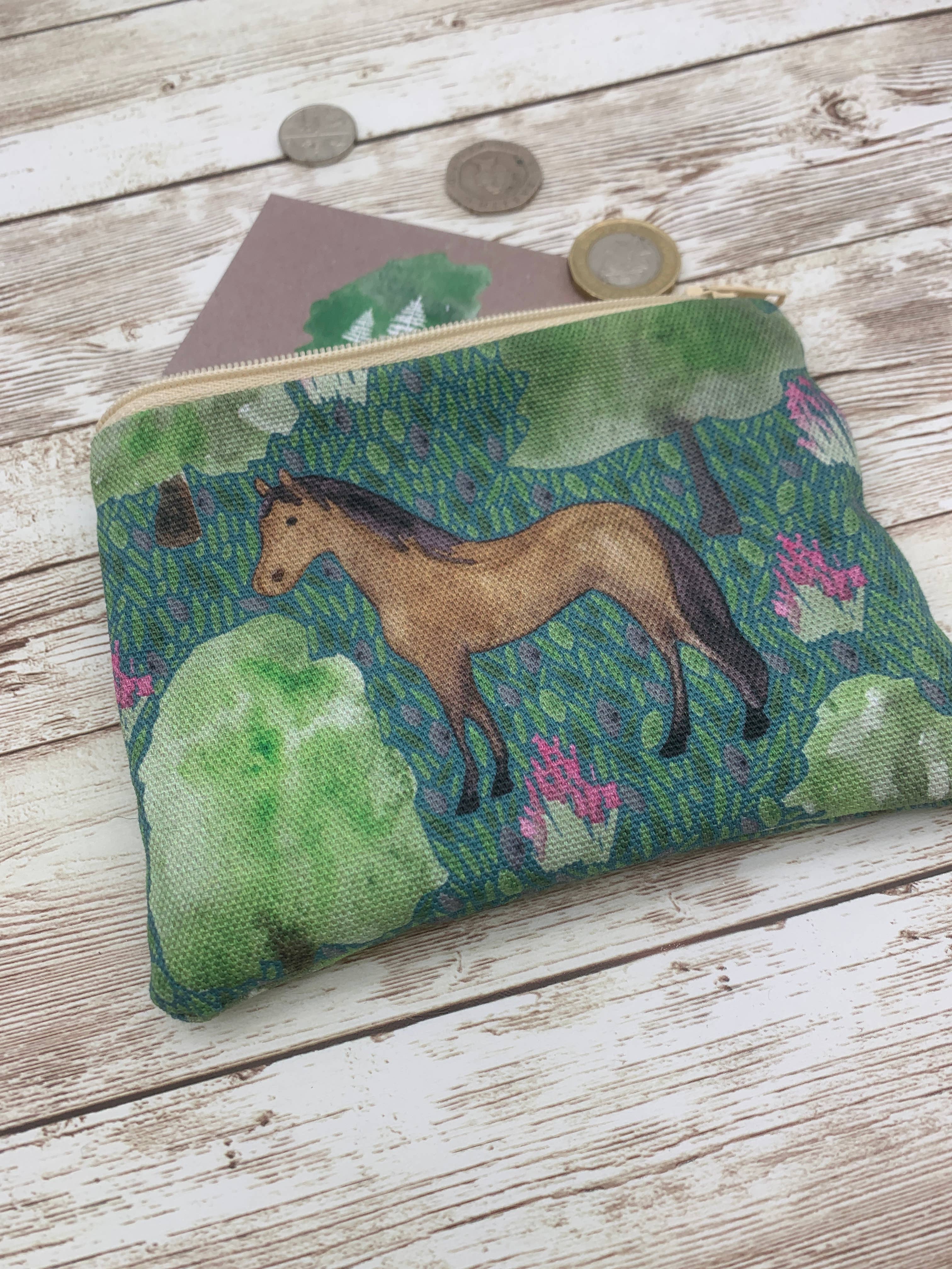 Samantha Hall Designs - Wholesale Coin Purse - Unisex - Mustang Horse Coin Purse1