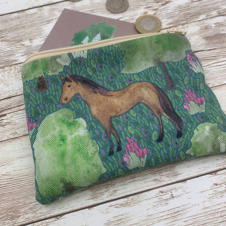 Samantha Hall Designs - Wholesale Coin Purse - Unisex - Mustang Horse Coin Purse1