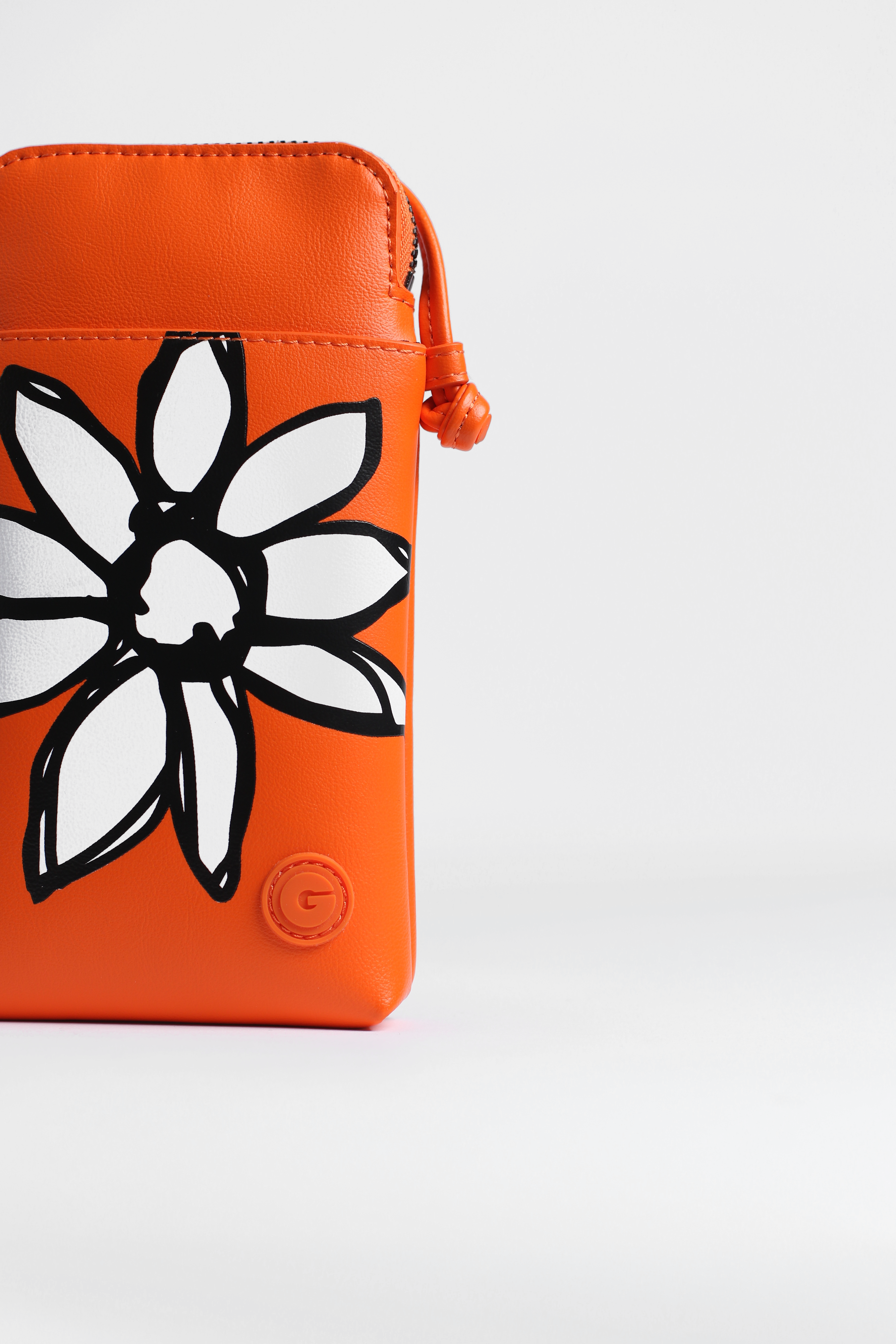 Golla - Wholesale Phone Wallet - Women's - Mini - Orange Flower1