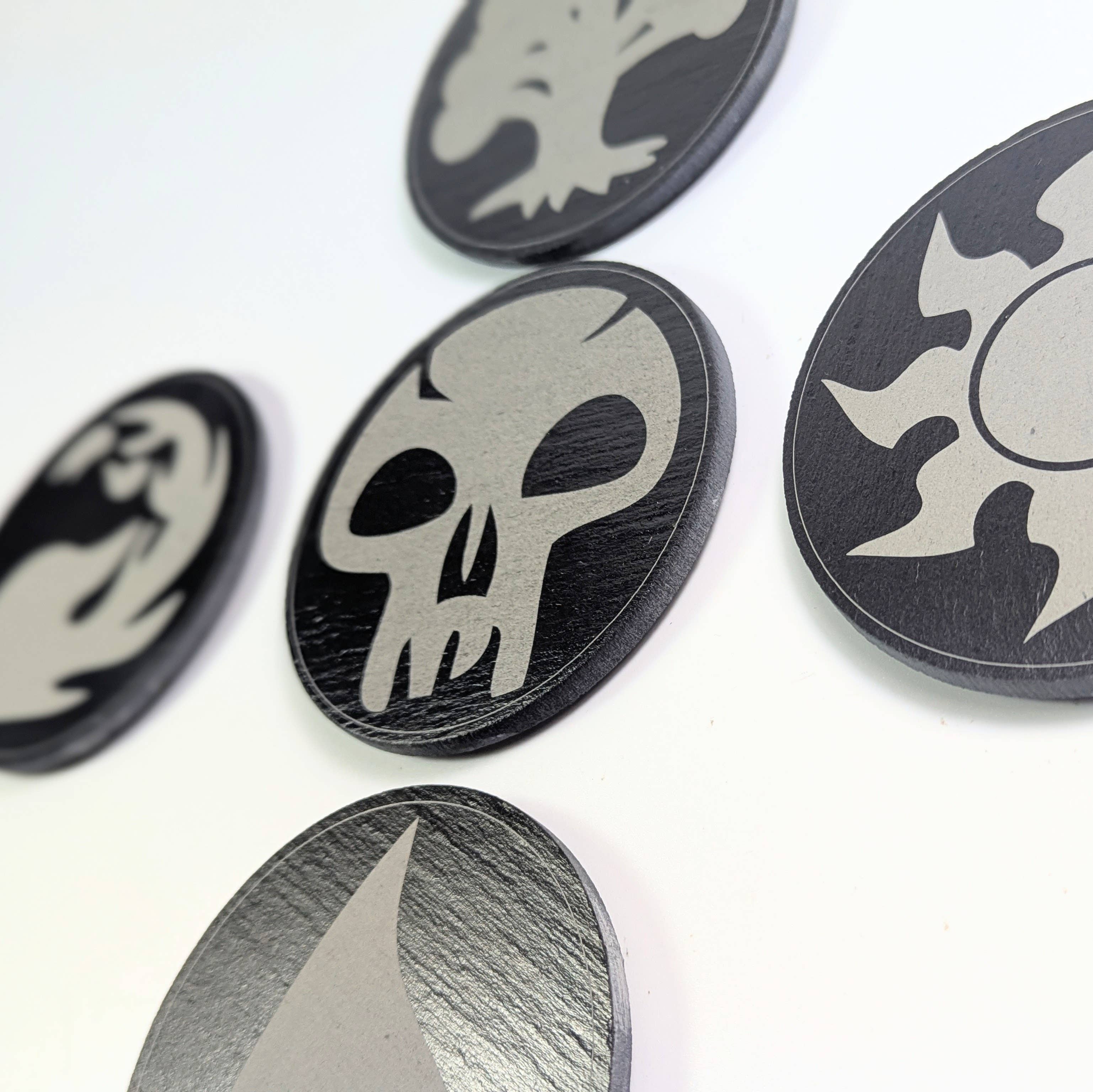 Chikai Shop – wholesale Coasters – MTG Mana coaster set of 5 in Slate, Magic: The gathering4