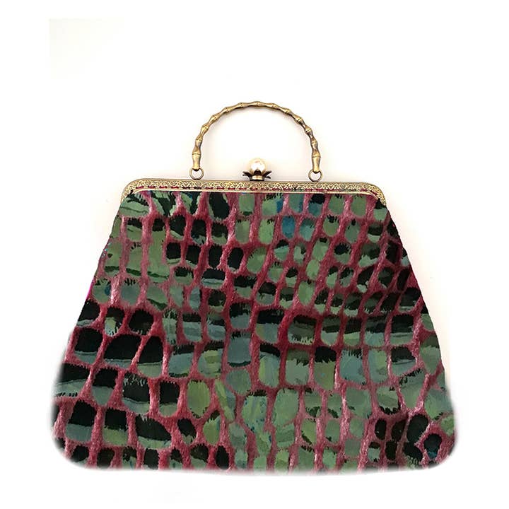 Maria Sole Rodriguez - Wholesale Clutch Bag - Women's - Bassoon Perla Medium, bag with pearl, handmade, Italy20