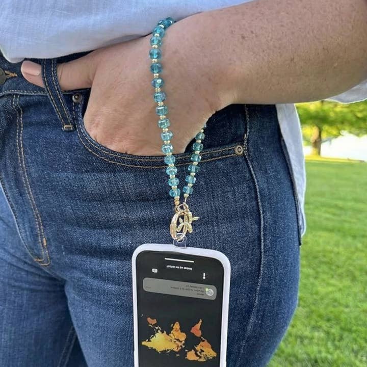 Save The Girls - Wholesale Wristlet - Clip & Go Beaded Wristlet Bedazzled Collection4