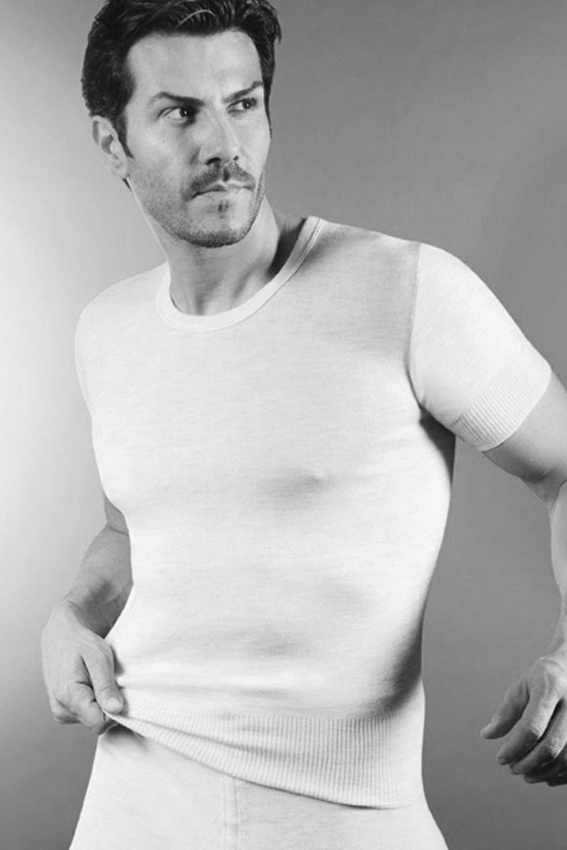 Normal Mörk 2080 Herr Halv ärm Body - 80% jungfruull och 20% polypr för wholesale på Faire1