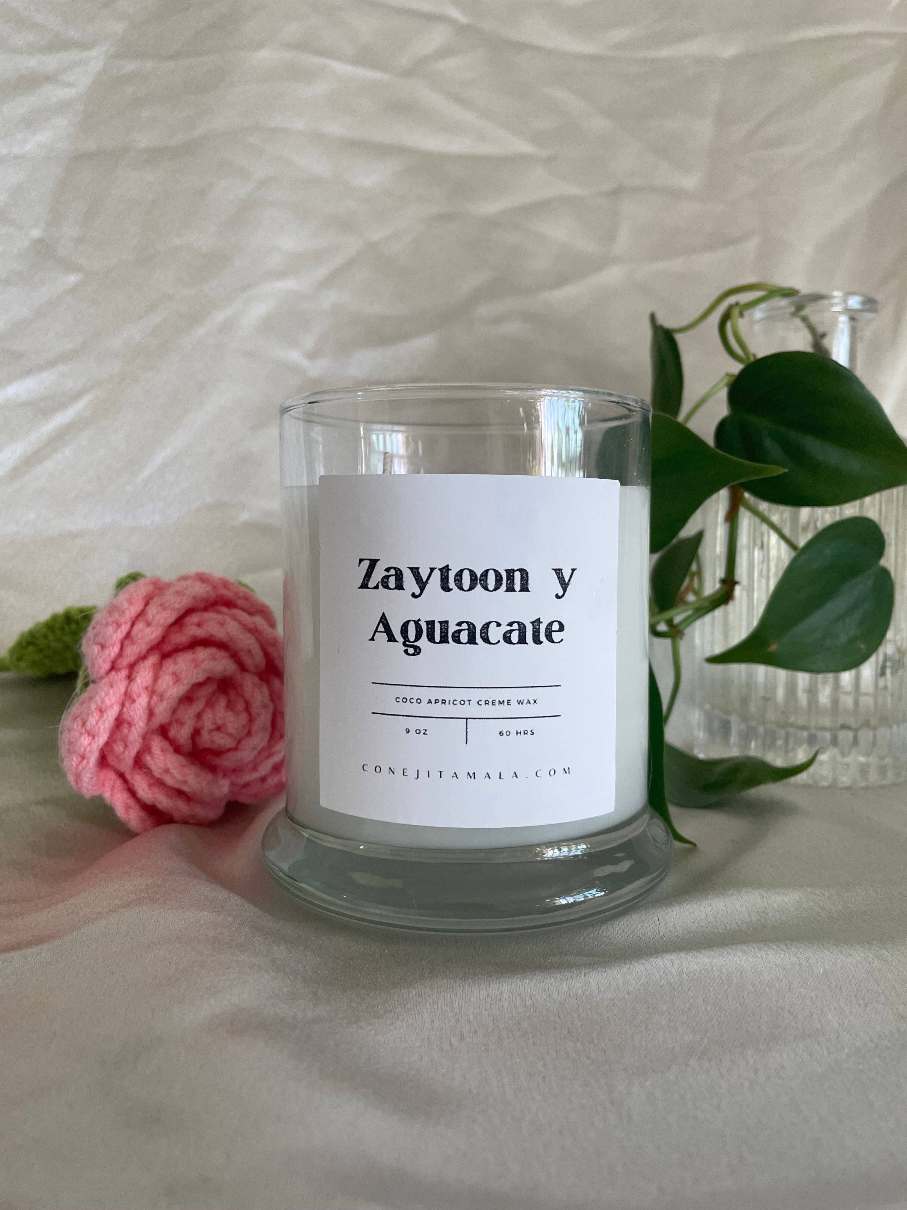 ConejitaMala - Wholesale Jar/Filled Candle - Zaytoon y Aguacate