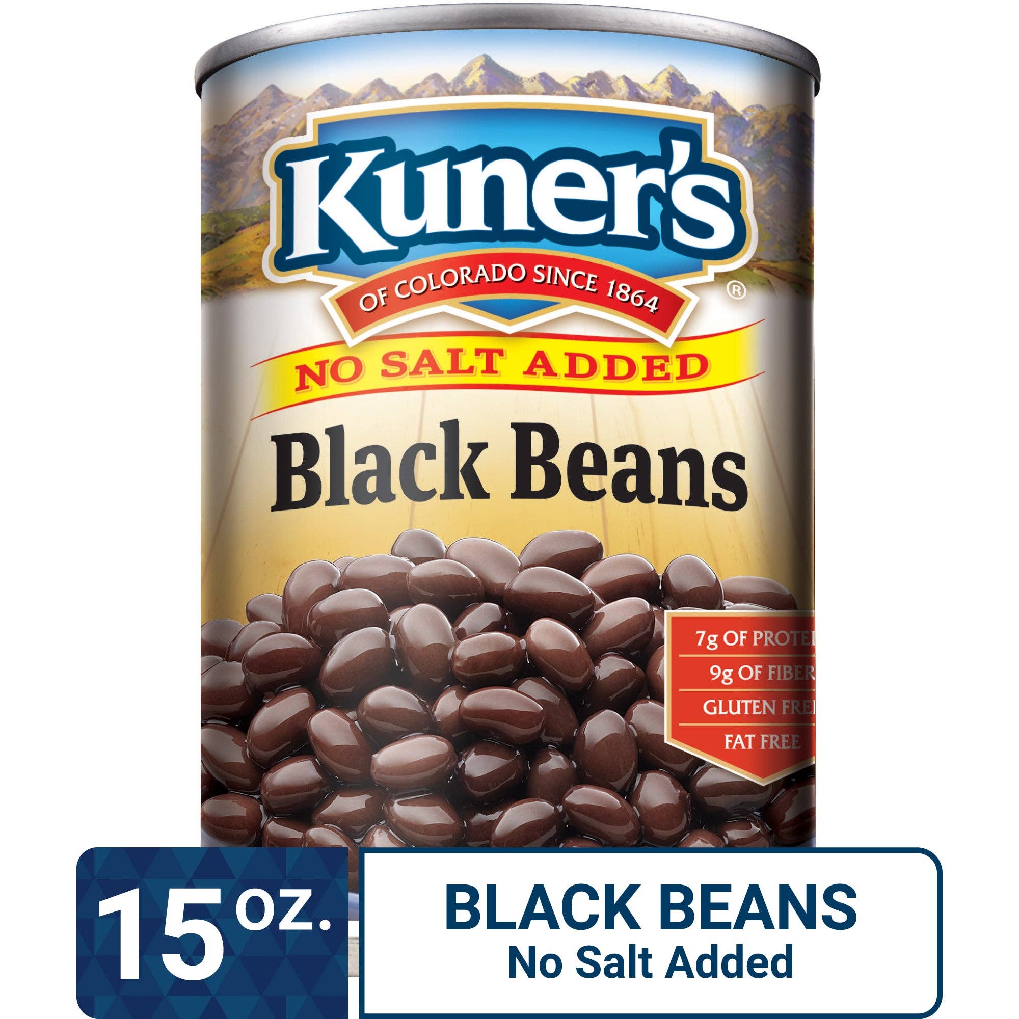 KeHE Distributors, LLC - Wholesale Vinegar - Kuner's Black Beans No Salt Added, 15oz0