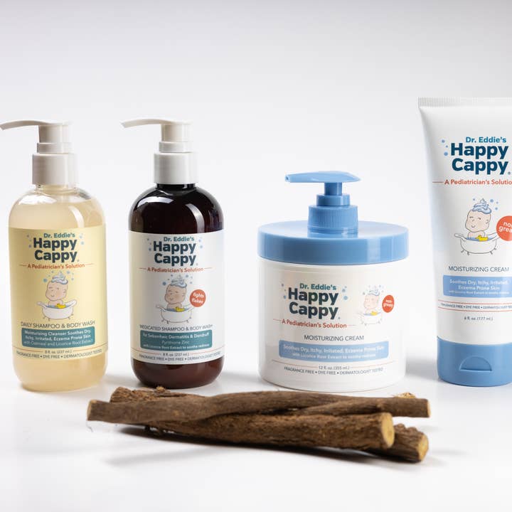 Happy Cappy - Wholesale Bath & Body Set - Baby - Happy Cappy 4 Product Bundle, Manage Cradle Cap and Dry Skin7