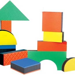 Edushape Jumbo Texture Blocks - 32 Stück für den Großhandel von Edushape
