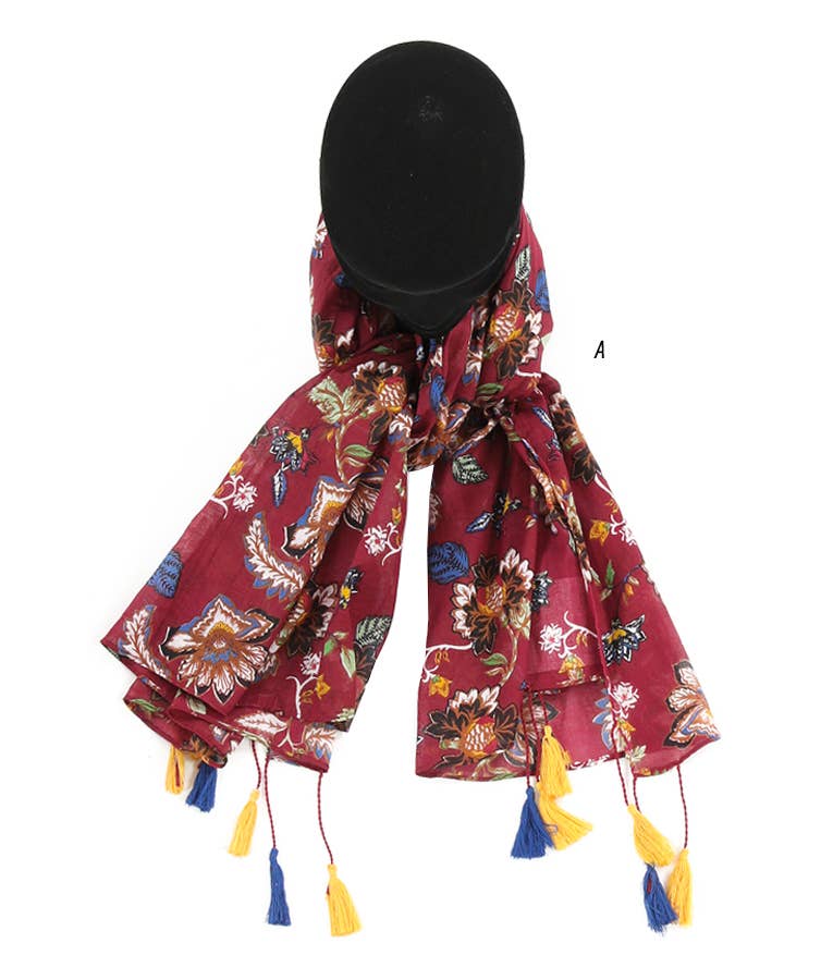 Maison Unik Accessoires - Vente Écharpe – femme - Foulard Femme - 100% coton - Accessoires de saison 2