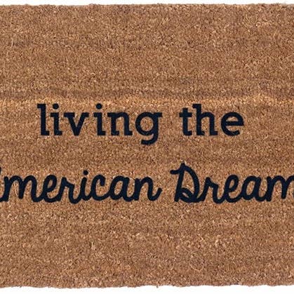 American Dream - Vinyl Backed Coco Mats for wholesale by CocomatsNMore