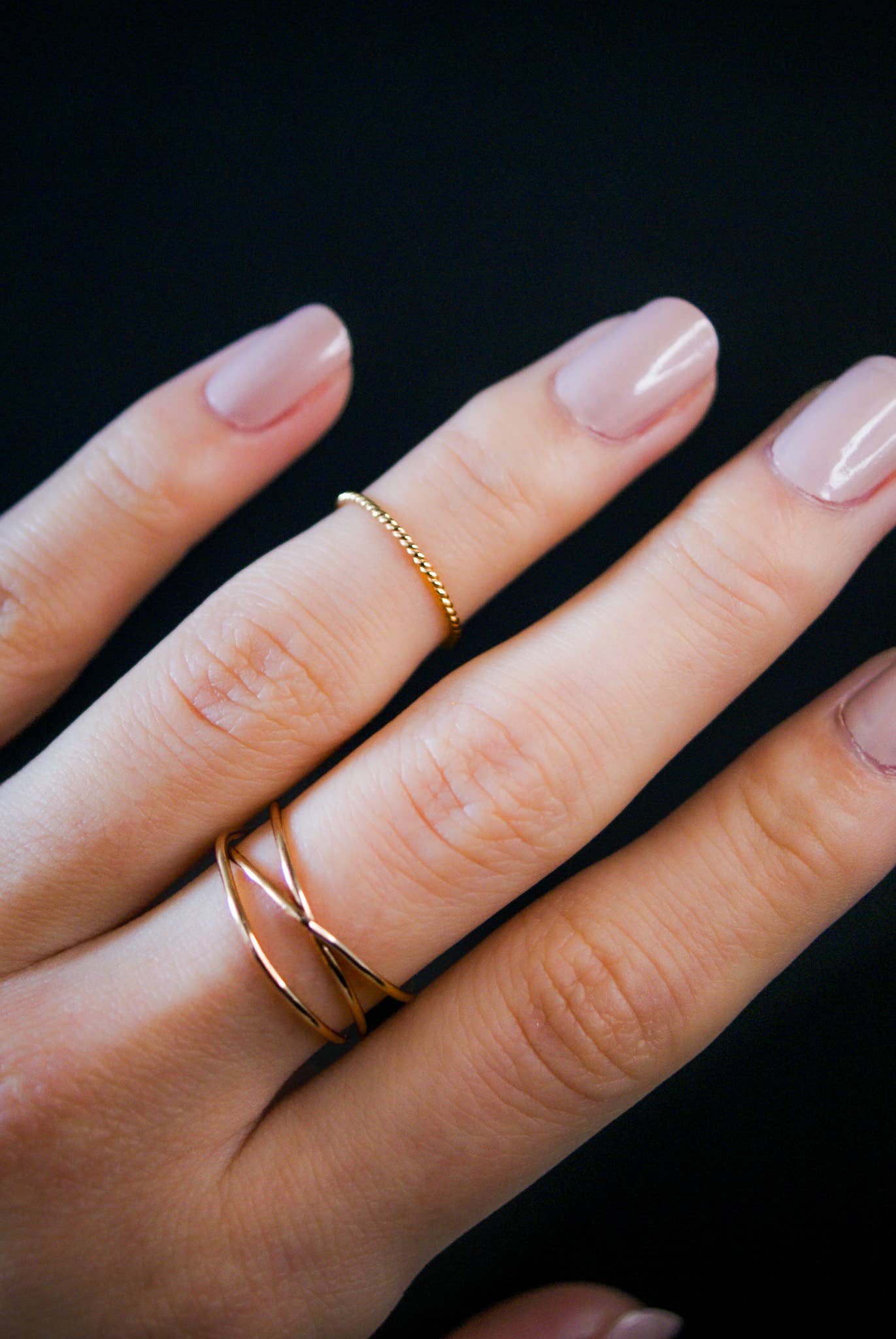 Hannah Naomi - Wholesale Band/Stacked Ring - Twist Ring, 14K Gold Fill11