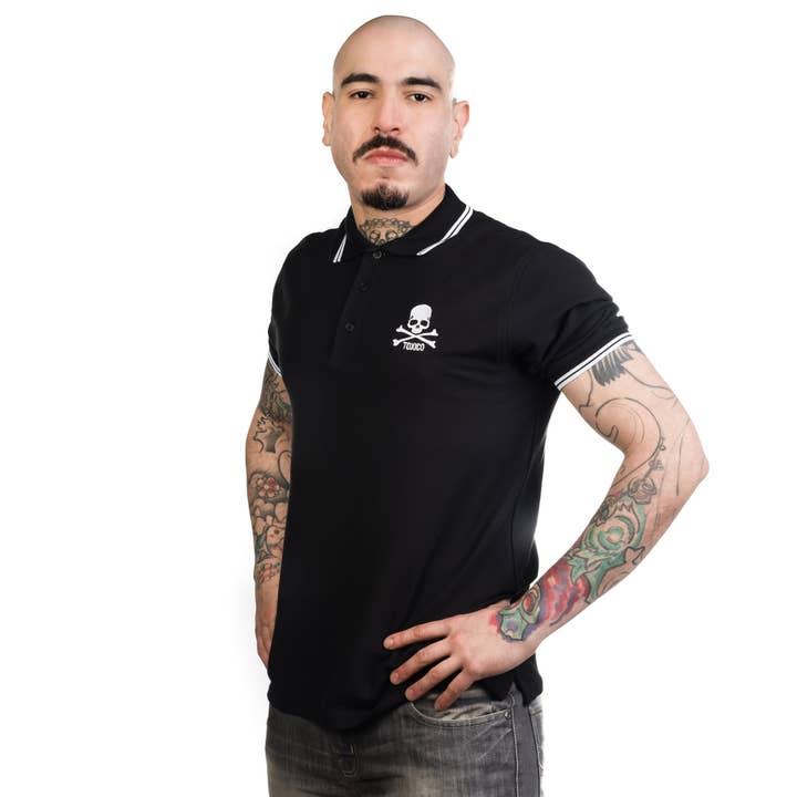 Skull & Bones Poloshirt für den Großhandel von Toxico
