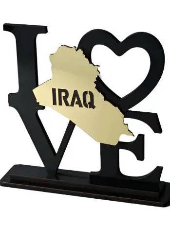 Heartfelt Heritage: Love with Country Shape and Heart Home Decor Series for wholesale by Palestinian Elegance