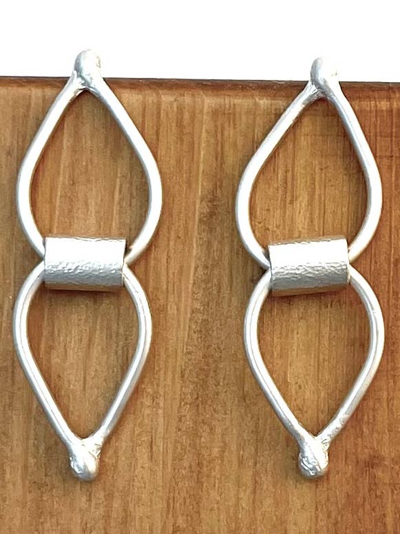 The Double Droplet Earrings for wholesale by KFinn Designs