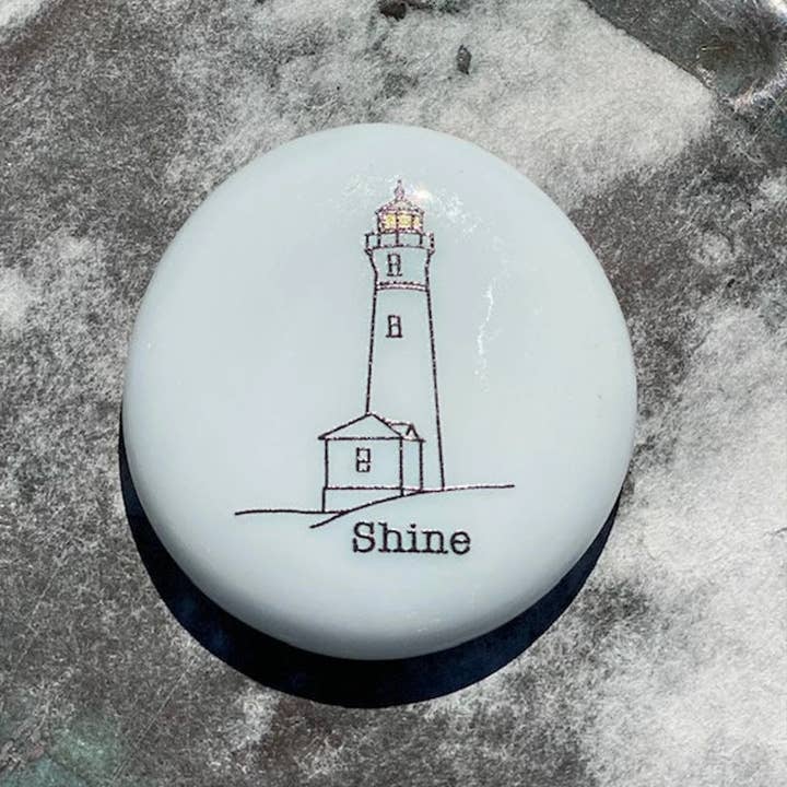 SHOPGIVECOURAGE - Wholesale Decorative Tabletop Object - Action Imprinted Word Stones - 10 Words Available1