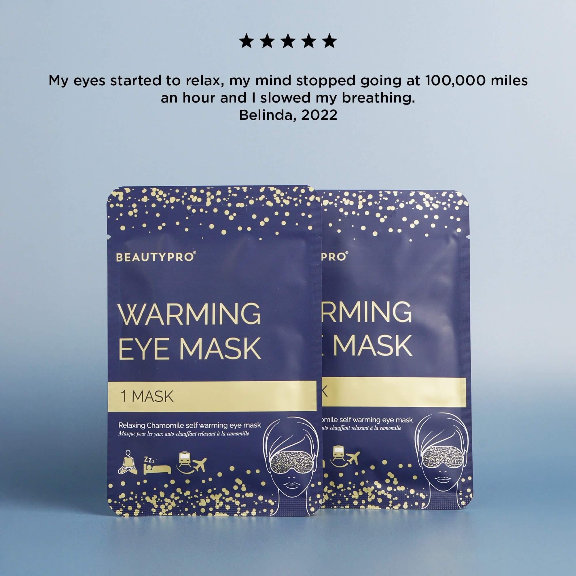 BEAUTYPRO – wholesale Eye treatment mask – WARMING EYE MASK (Pack of 5)6