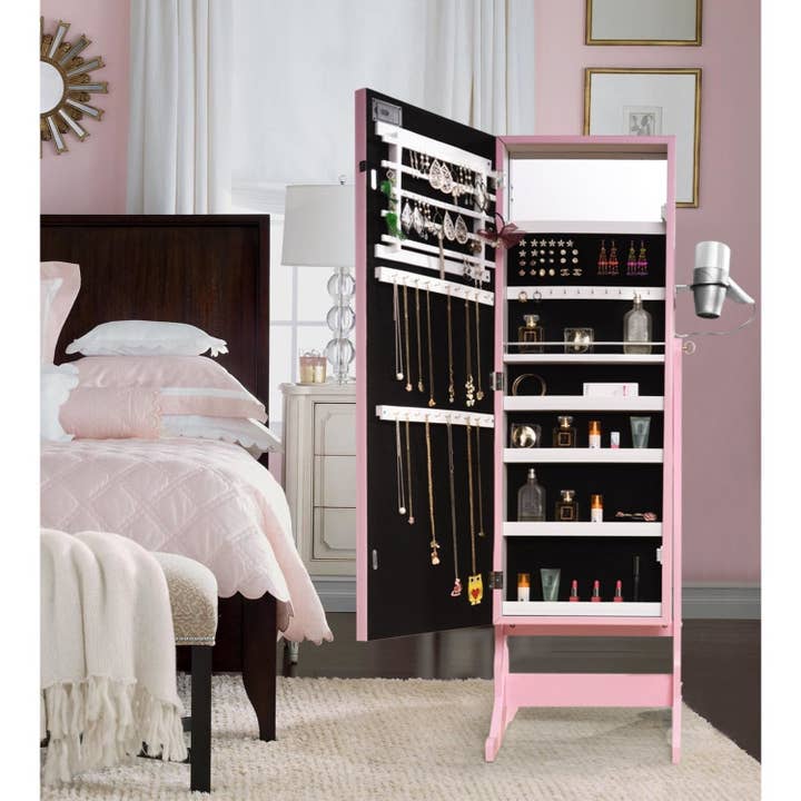Glam Marquee Lights Jewelry Armoire for wholesale by Inspired home