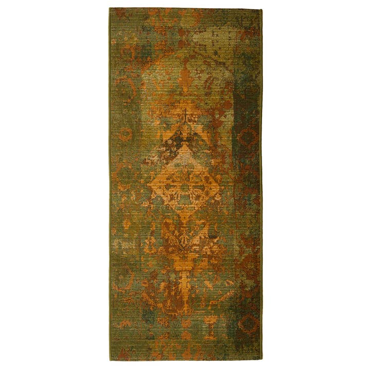 Marina Kermin Indoor/Outdoor Area Rug Green for wholesale on Faire1