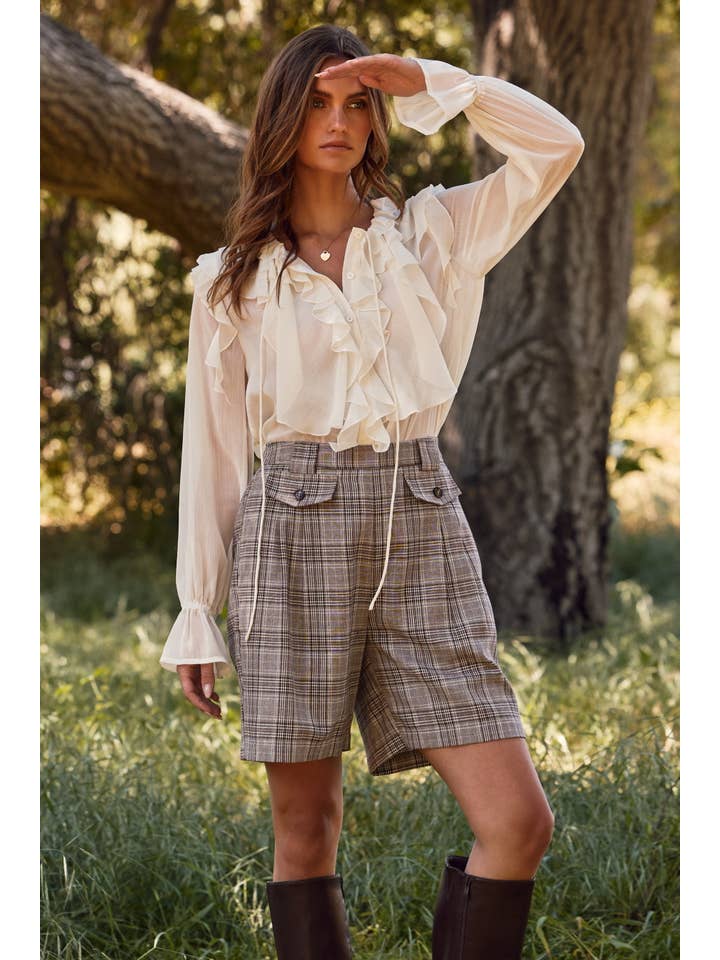 Oddi - Wholesale Blouse - Women's - Plus Sheer Chiffon Blouse4