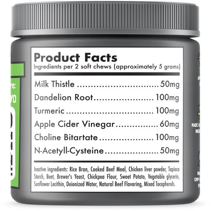 LEGITPET - Wholesale Pet Supplement - Dog - Liver & Kidney Health with Milk Thistle and Dandelion Root4