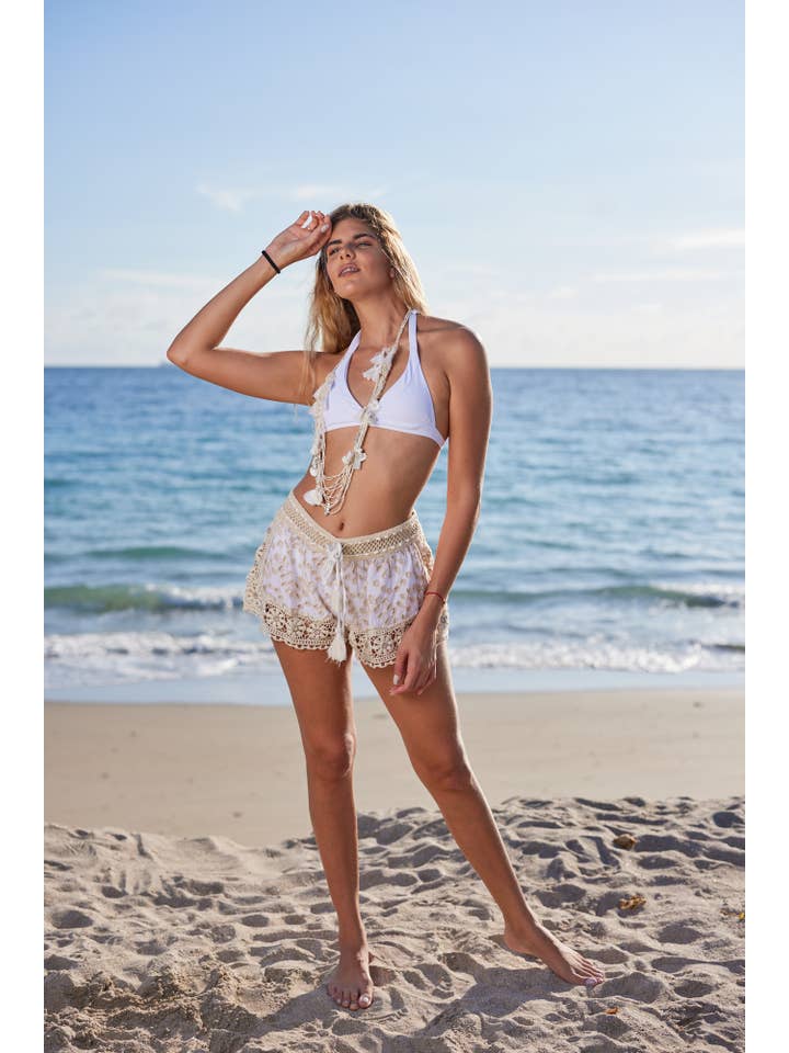 BEIGE Short beige en vente sur Faire1