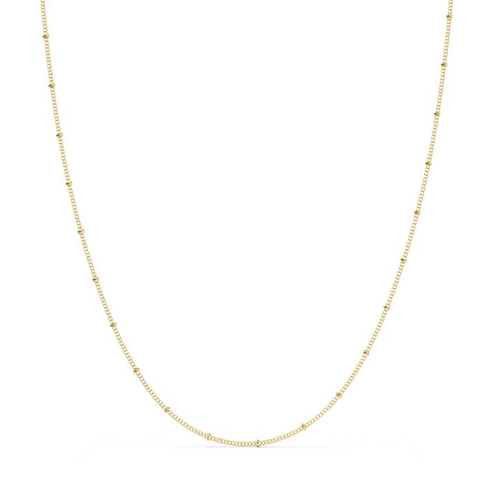 Anhängerträger vergoldete Glieder- und Kettenhalskette für den Großhandel von My Jewellery Story