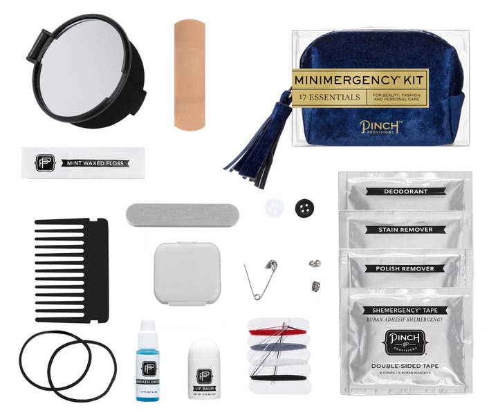 Pinch Provisions - Wholesale First Aid Kit - Velvet Tassel Minimergency Kit 4 Colors | Mother's Day Gifts