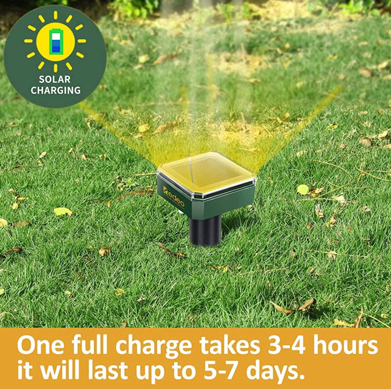 OutdoorSolarOutlet - Wholesale Outdoor/Lawn Light - Redeo 4 Pack Mole Repellent Solar Sonic Groundhog Repeller Gopher Deterrent Vole6