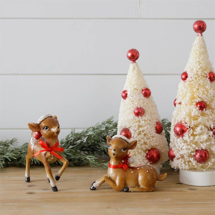 Audrey's Home & Gift - Wholesale Christmas Decoration - Vintage Christmas Deer (Pk/02 Ast)
