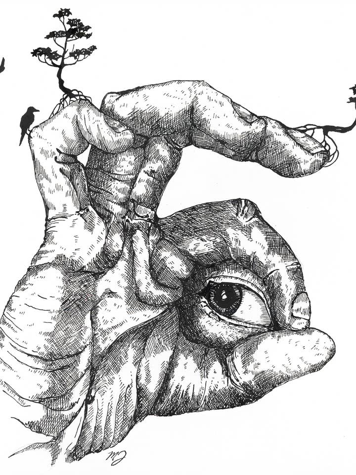 Unique Sight card for wholesale by Mattie Rose Art