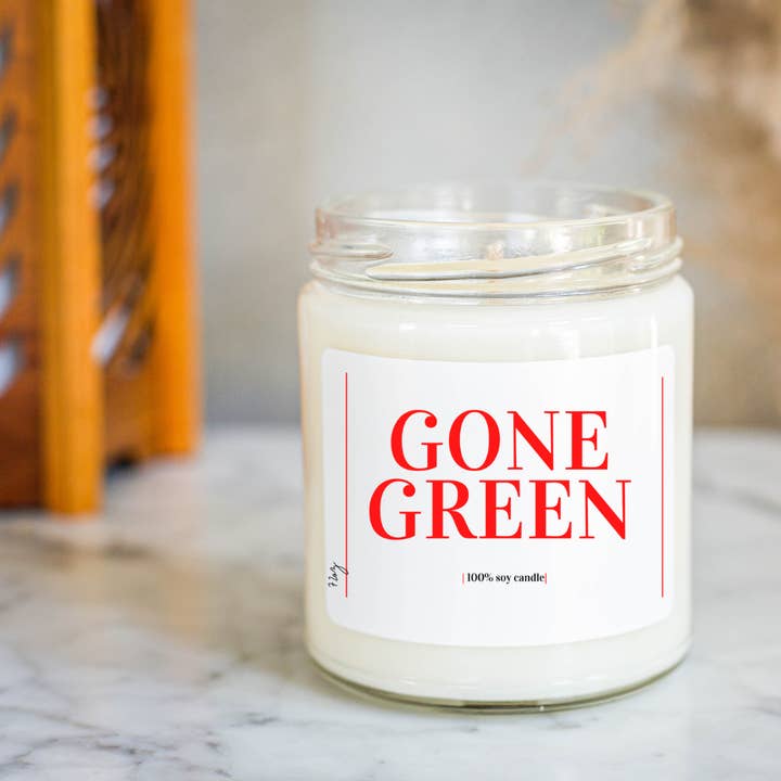 Oh D'Luxe Candle Company - Wholesale Jar/Filled Candle - GONE GREEN SOY CANDLE0