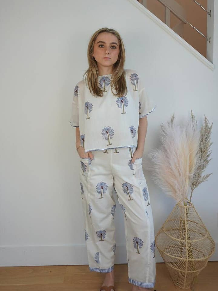 Finn Pant in Swaying Palm per la vendita all'ingrosso da parte di NIBI MTK