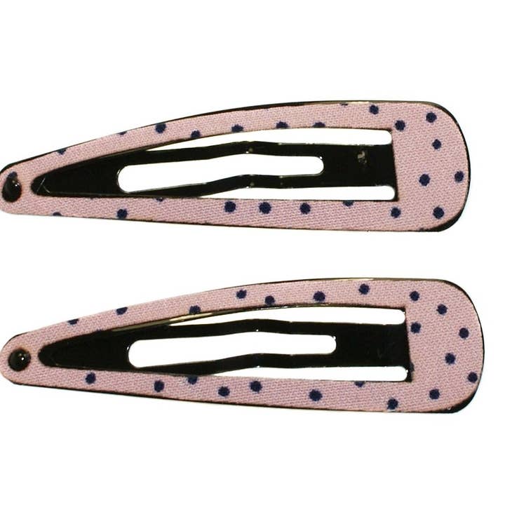 Polka Large Snaps - Pink - HHS60 PINK for wholesale by Hepburn & Co.