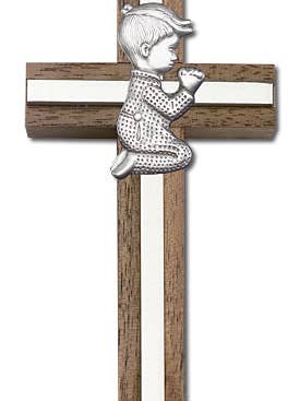 Praying Boy Wall Cross for wholesale by Tony’s Jewelry