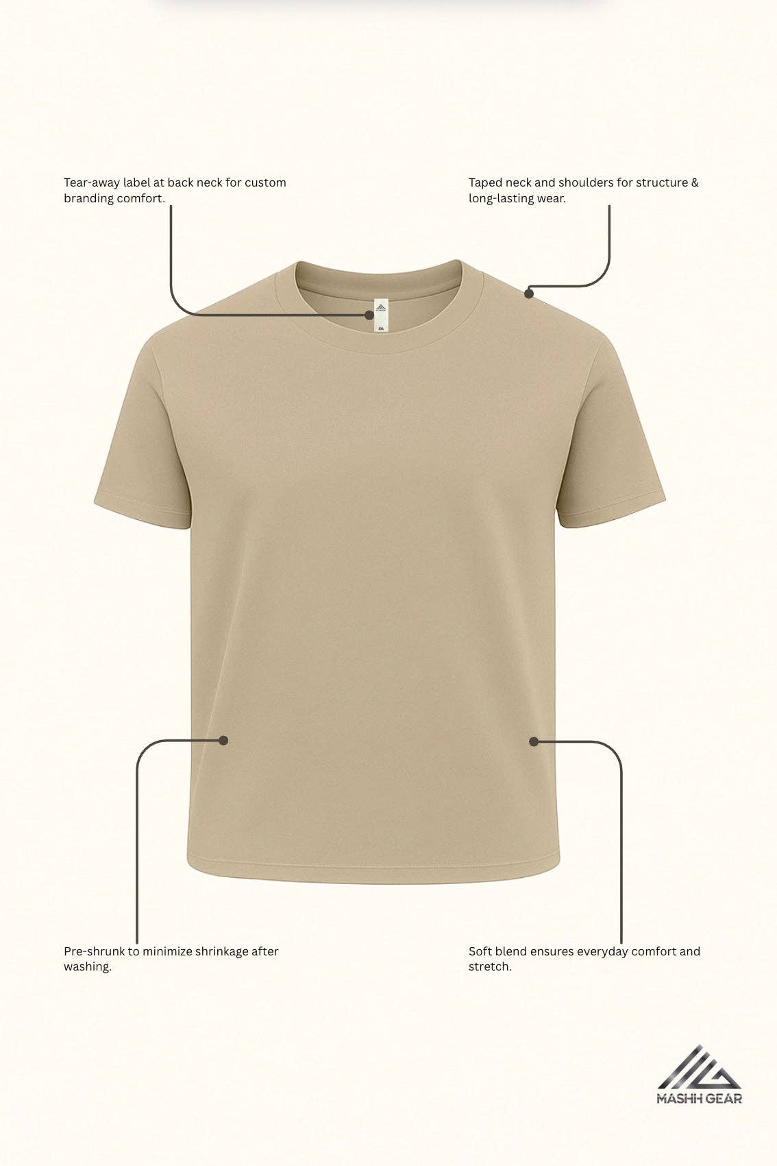 Mashh Gear - Wholesale T-Shirt - Unisex - Mashh Gear 5 Oz Soft RingSpun T-Shirts13