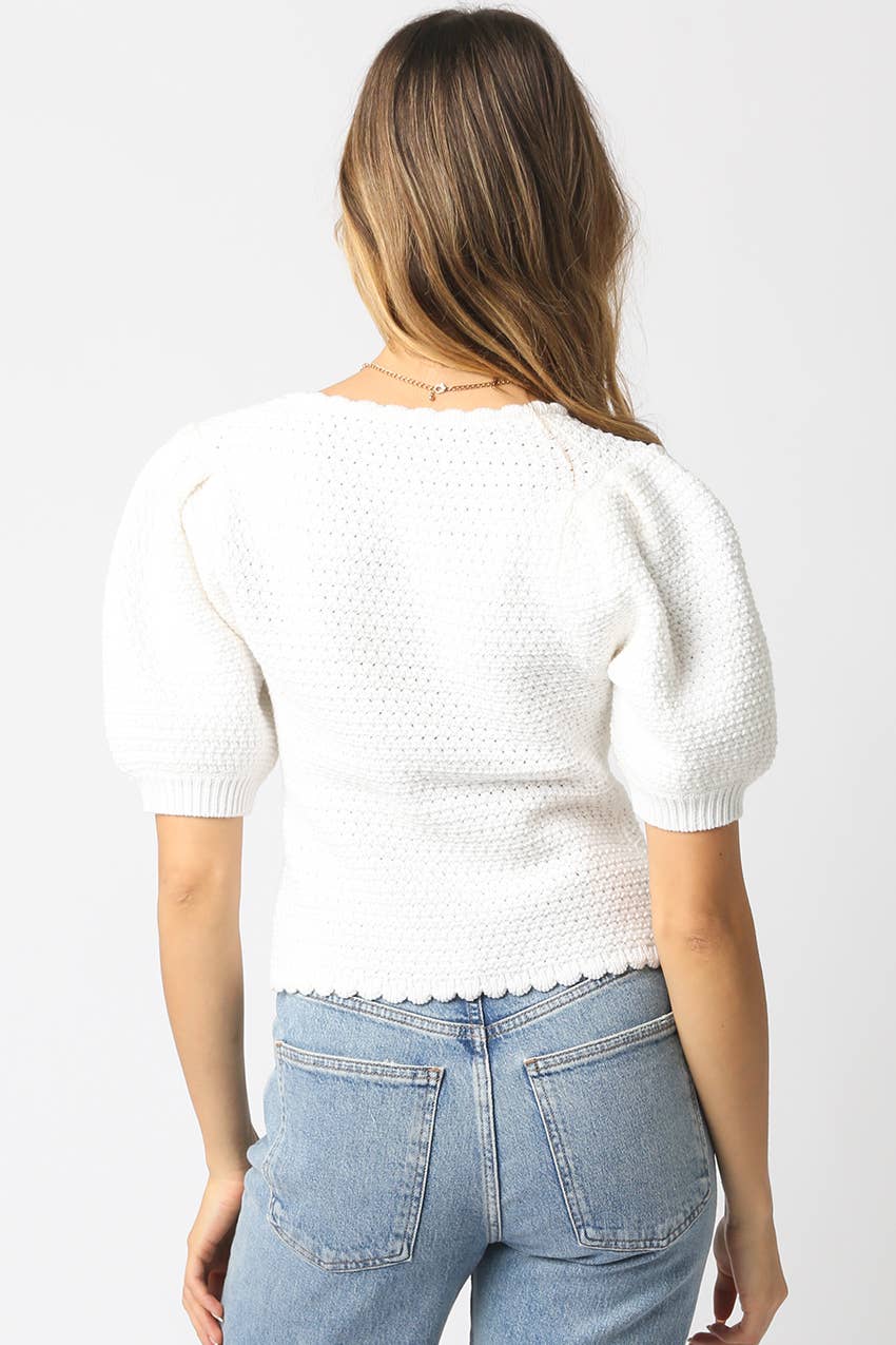 Olivaceous - Wholesale Knit Top - Women's - Liz Tie Front Knit Top11