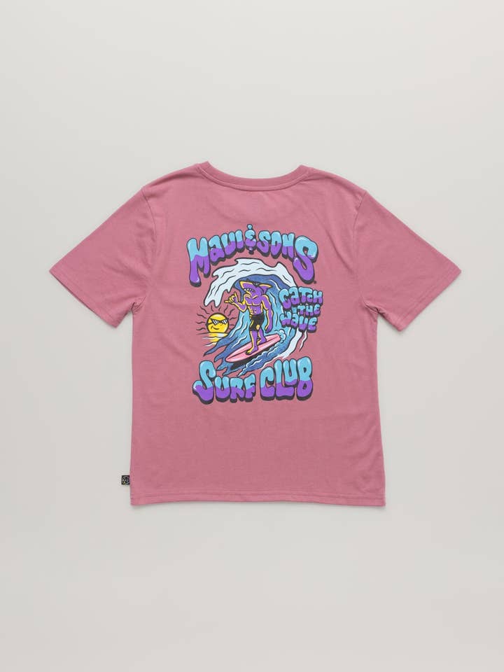 Surf Club Boys Short Sleeve T-shirt for wholesale by Maui and Sons