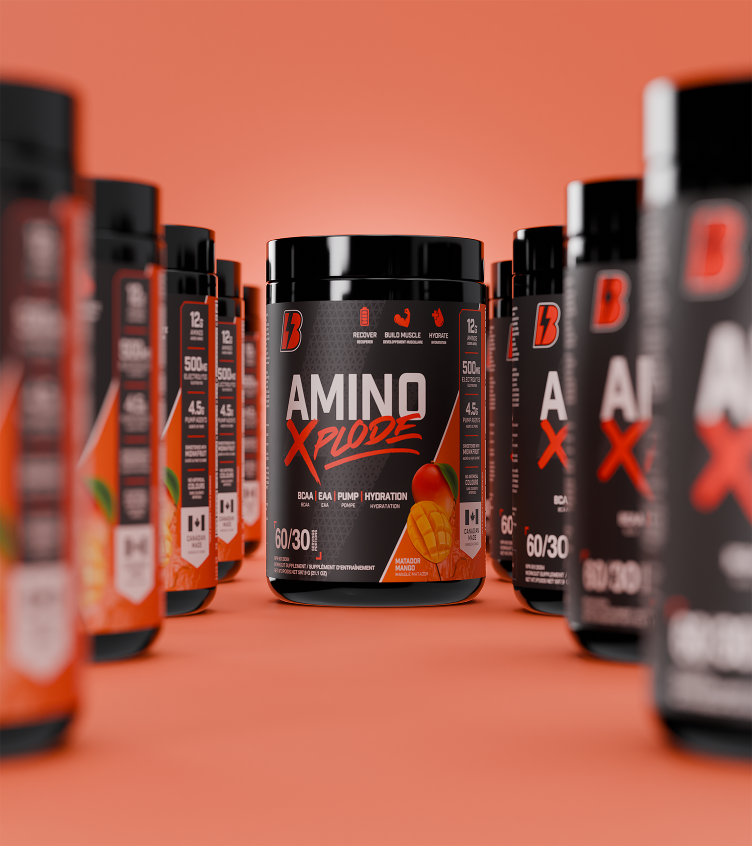 BULL Nutrition - Wholesale Oral Supplement/Vitamin - Amino Xplode - EAA/BCAA/Hydration - Matador Mango1