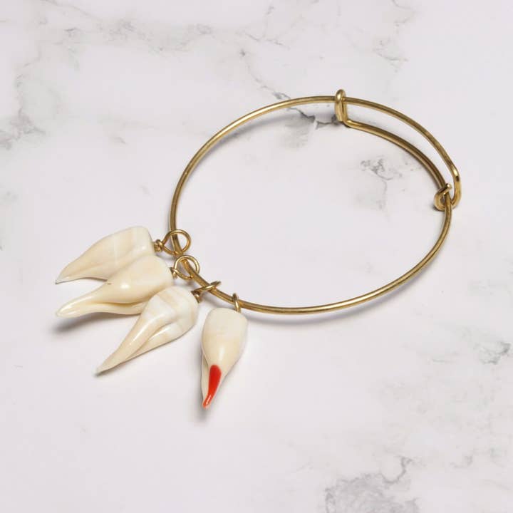 Teeth Charms Bracelet for wholesale by Sunset Yogurt
