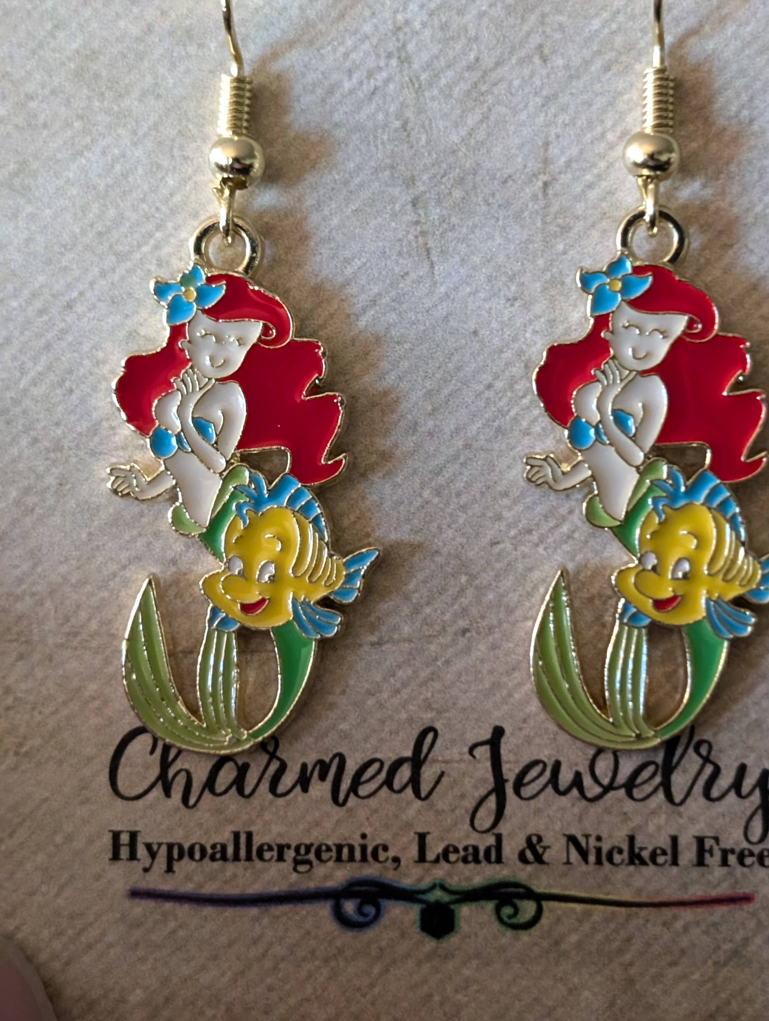 Con-Quest Crafts - Wholesale Dangle Earrings - Fairy Tale Princess Inspired Earrings &Necklaces2