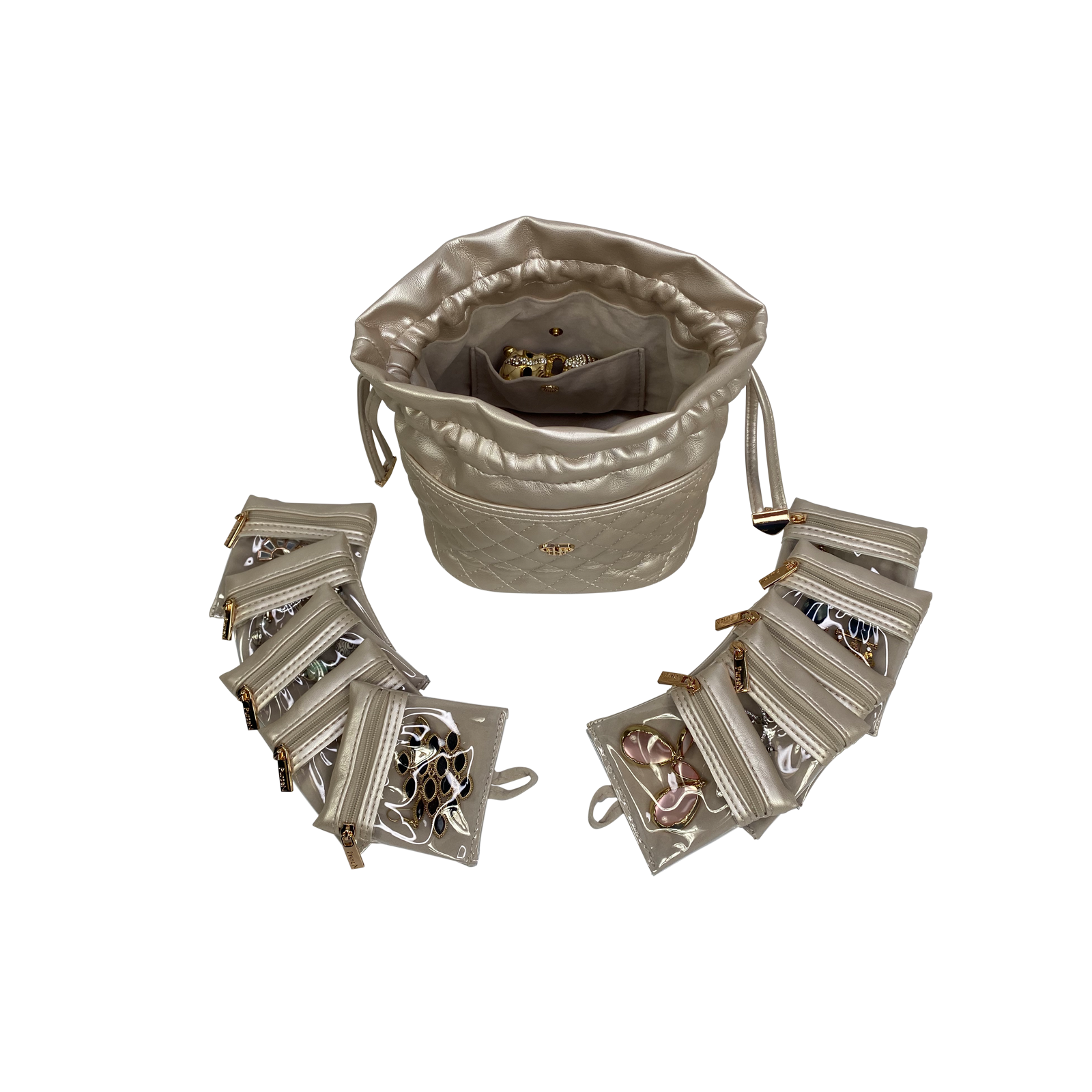 PurseN (new) - Vendita all'ingrosso Portagioie/organizer per gioielli - Le cose preferite di Oprah 2021 - Custodia per gioielli Ultra - Perla2