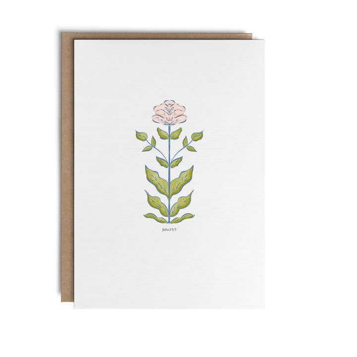 SOTE Life - Wholesale Everyday Greeting Card - Rooted in Him – John 15:5