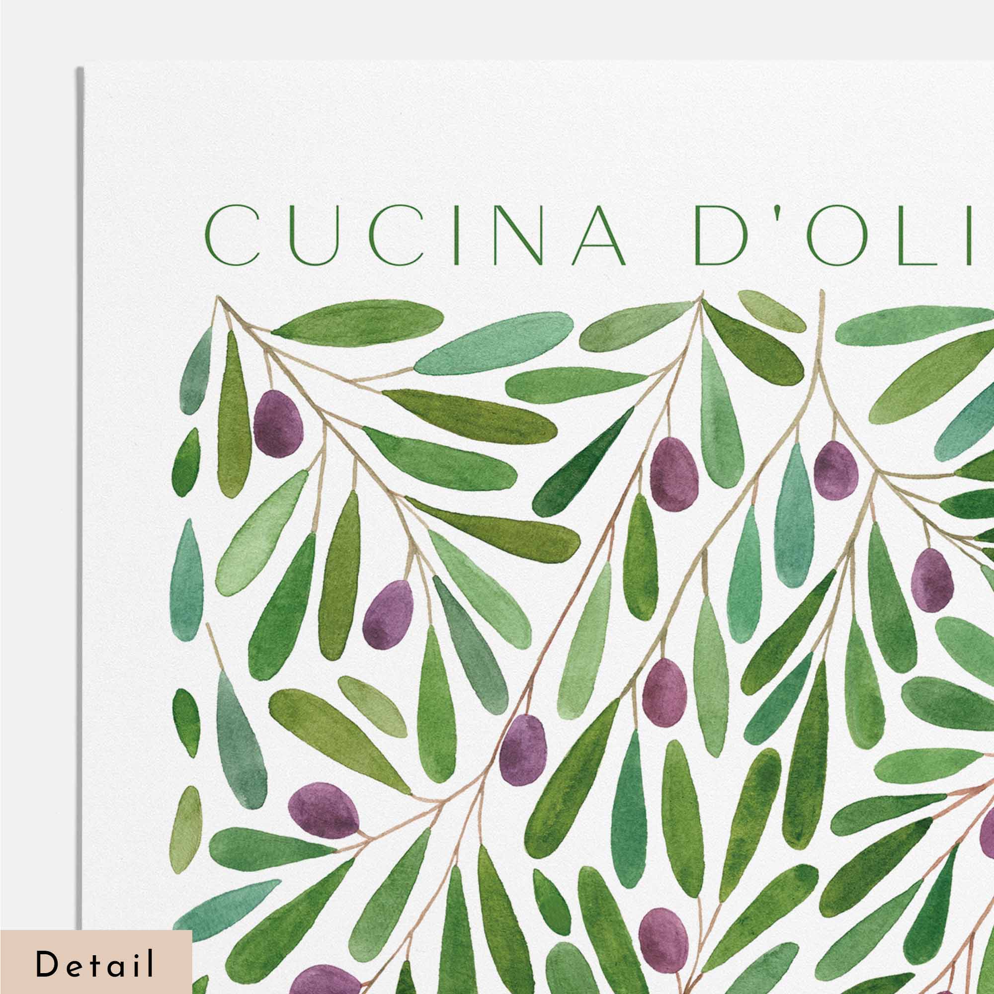 Calex Studio - Wholesale Everyday Greeting Card - Italian Olive Kitchen - Blank Greeting Card3