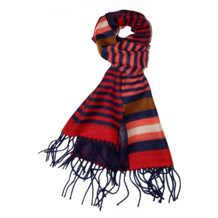 SERENITA - Wholesale Scarf - Unisex - Cashmere Feel Scarf Soft Warm Unisex Tartan Made in Korea