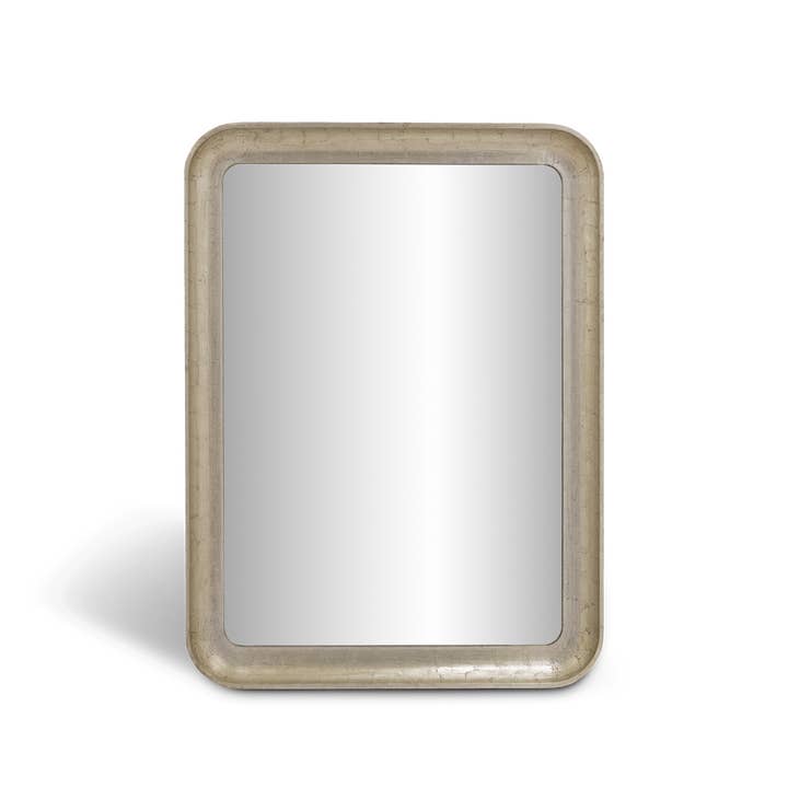 Park Hill Collection - Wholesale Wall Mirror - Cove Portrait Mirror, Champagne Silver1