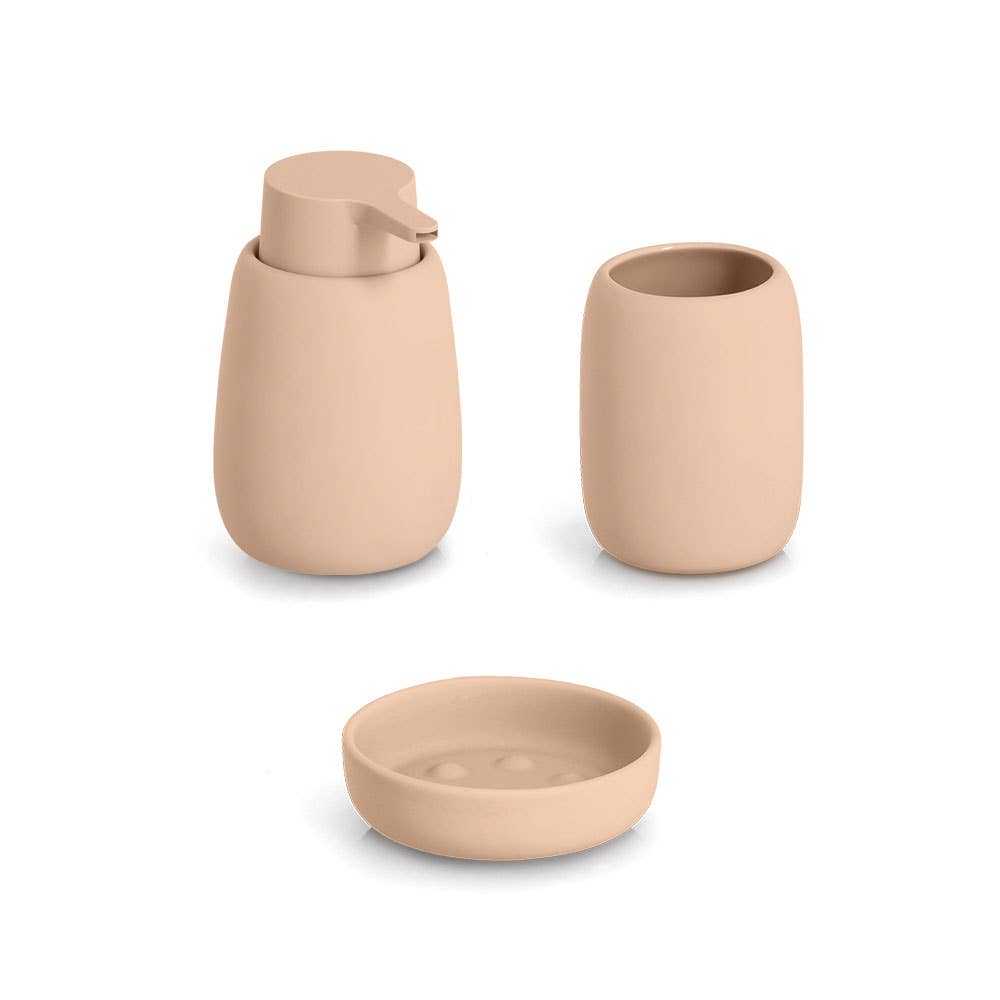 Zeller Present - Wholesale Soap Dispenser - Soap dispenser, ceramic, almond2