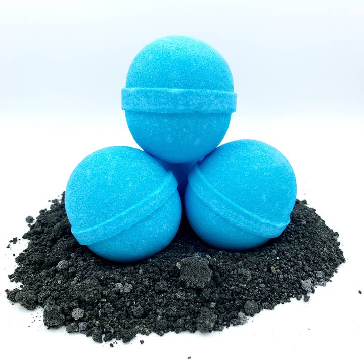 It's the BOMB® - Wholesale Bath Bomb/Fizz - 6 Bath Bombs 'BLUE BALLS' With or Without Labels Made in USA1