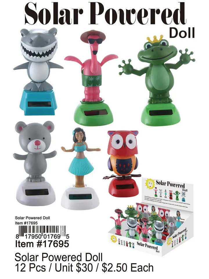 Boneca a Energia Solar. por atacado de Puka Creations