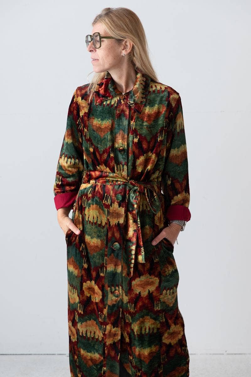 Sanjanaandme - Wholesale Coat - Women's - Meera Silk Velvet Coat7