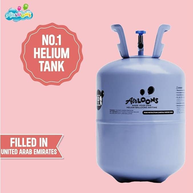 Airloons - Wholesale Balloon - 9.5 inch Classic Helium Tank Kit(for up to 30 balloons)1