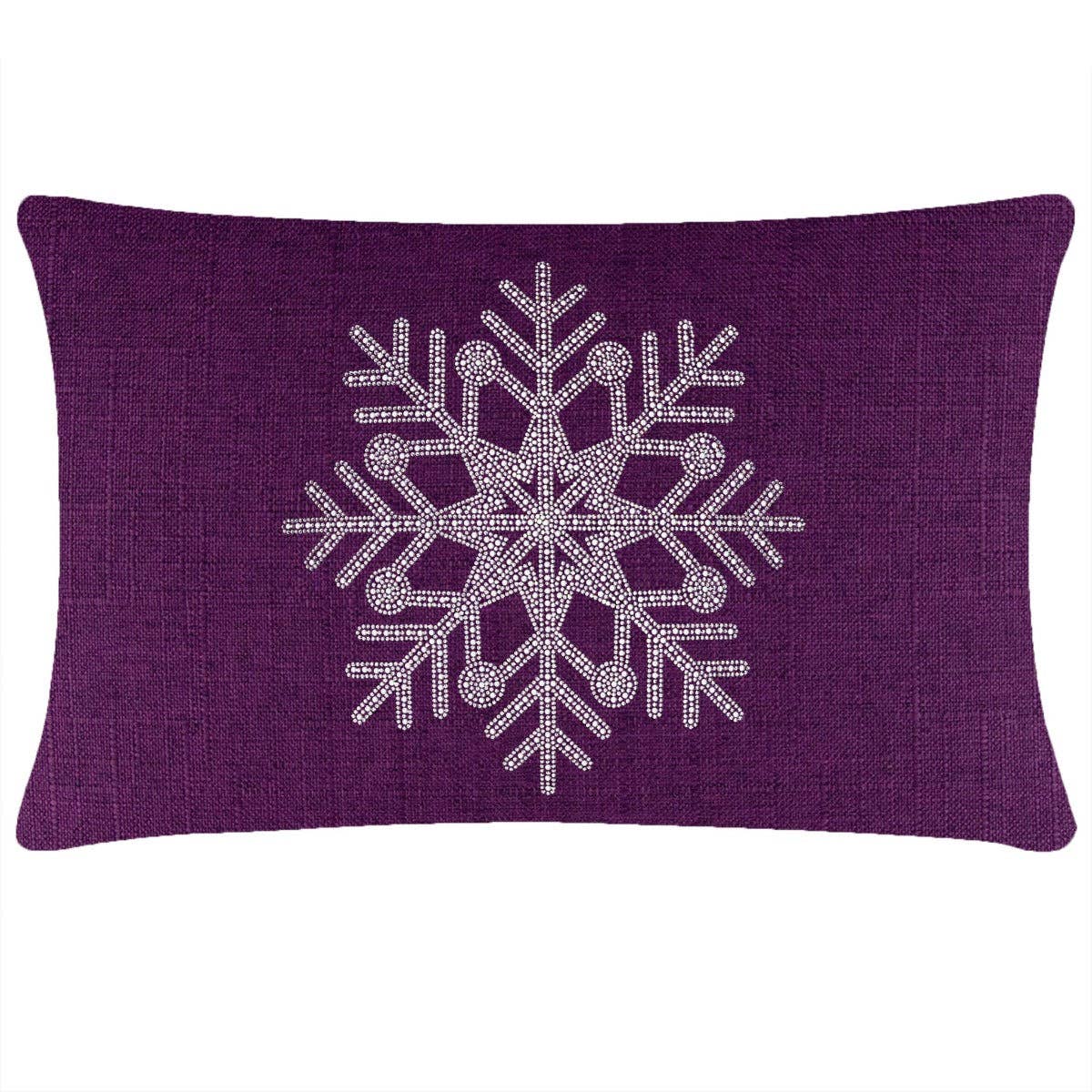 Sparkles Home - Wholesale Throw/Decorative Pillow - Rhinestone Snowflake Pillow14